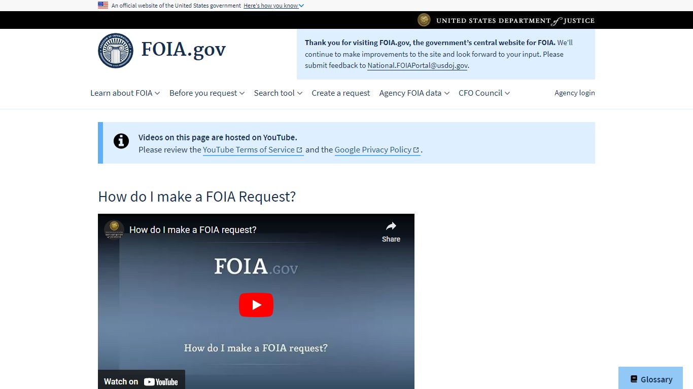 FOIA.gov - Freedom of Information Act: How to Make a FOIA Request